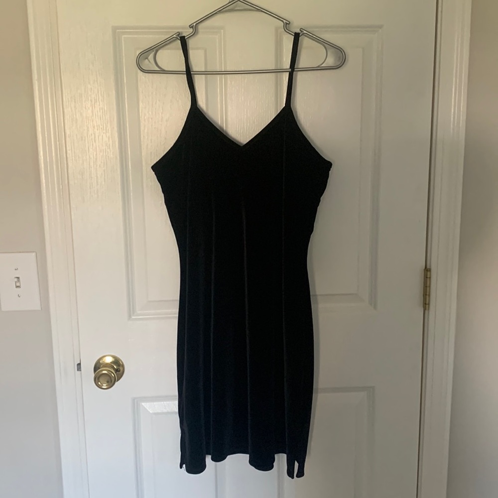 Womens Velvety Material Dress